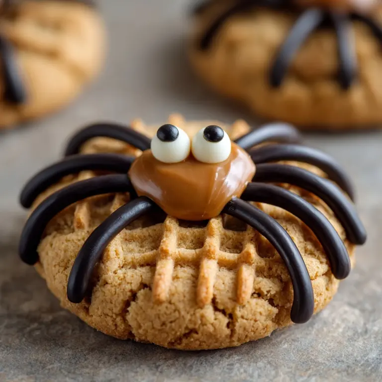 Peanut Butter Spider Cookies Recipe