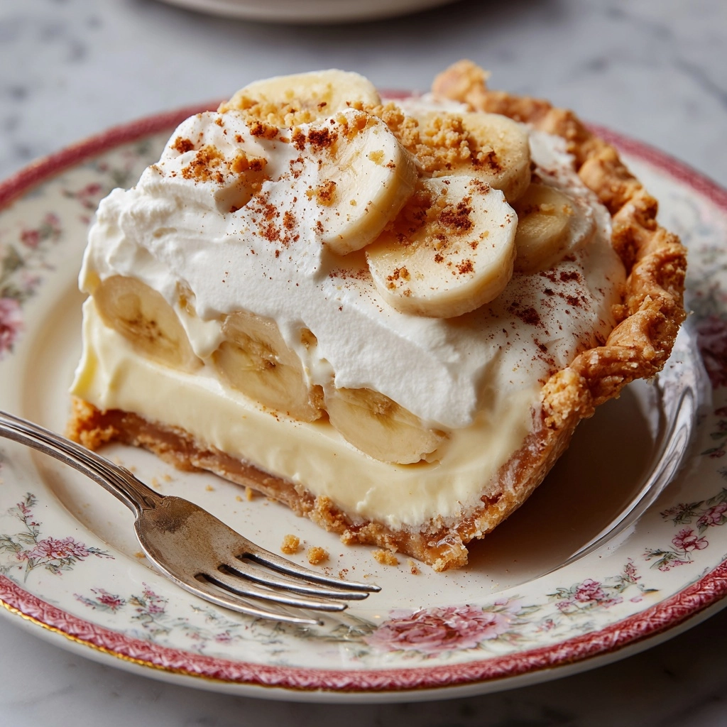 Old-Fashioned Banana Cream Pie Recipe - Recipe Image