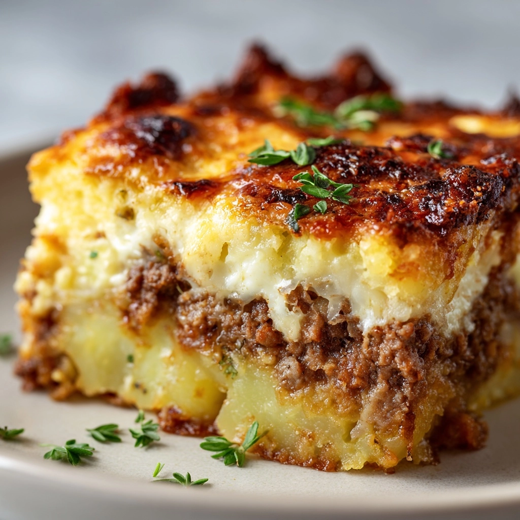 Cowboy Meatloaf & Potato Casserole Recipe - Recipe Image