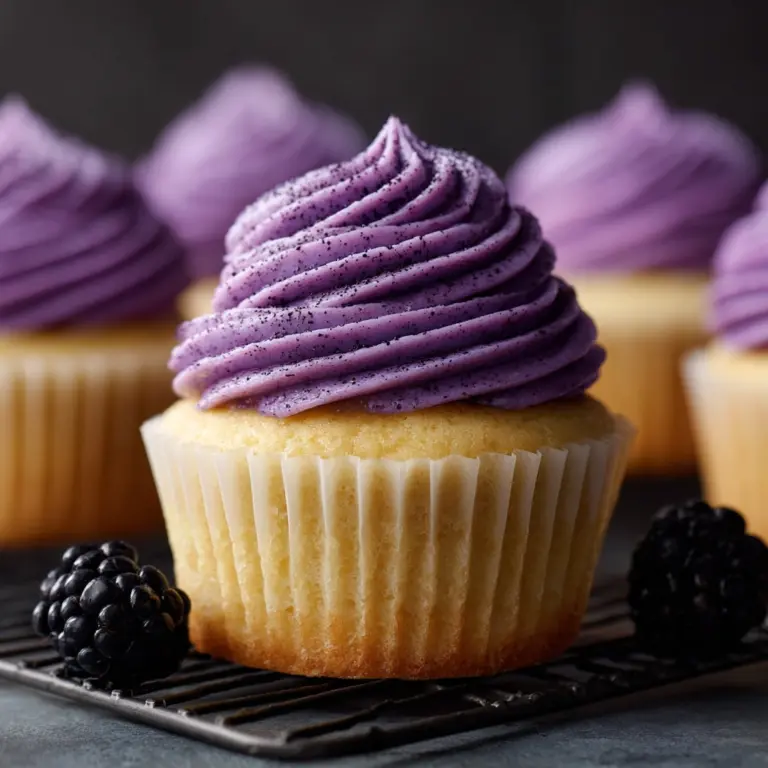 Lemon Poppy Seed Cupcakes Recipe