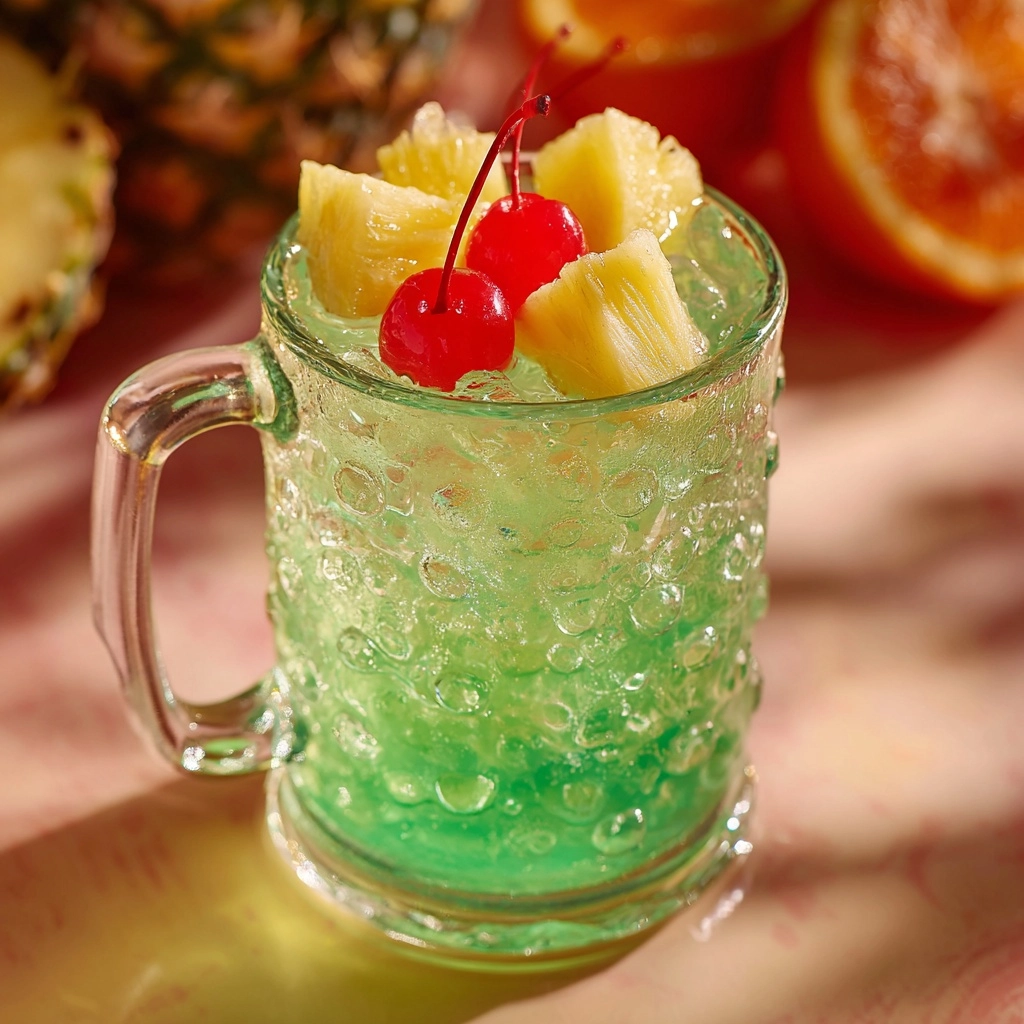 Festive Lime Sherbet Punch Recipe - Recipe Image