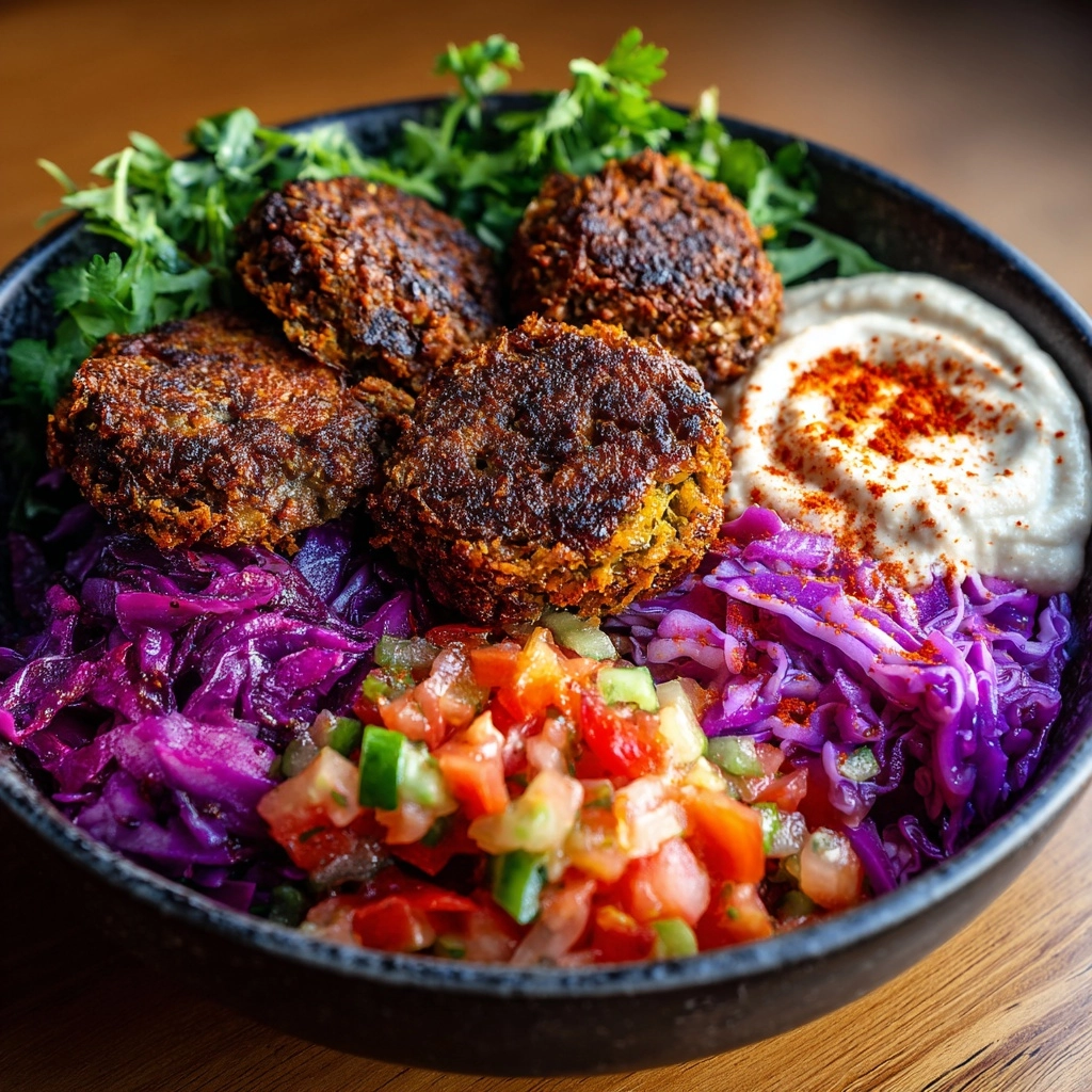 Easy Chicken Falafel Bowls Recipe - Recipe Image