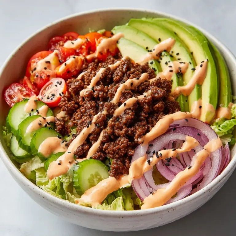 Burger in a Bowl Recipe