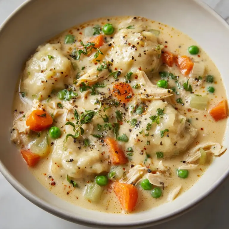 Healthy Chicken Pot Pie Soup Recipe