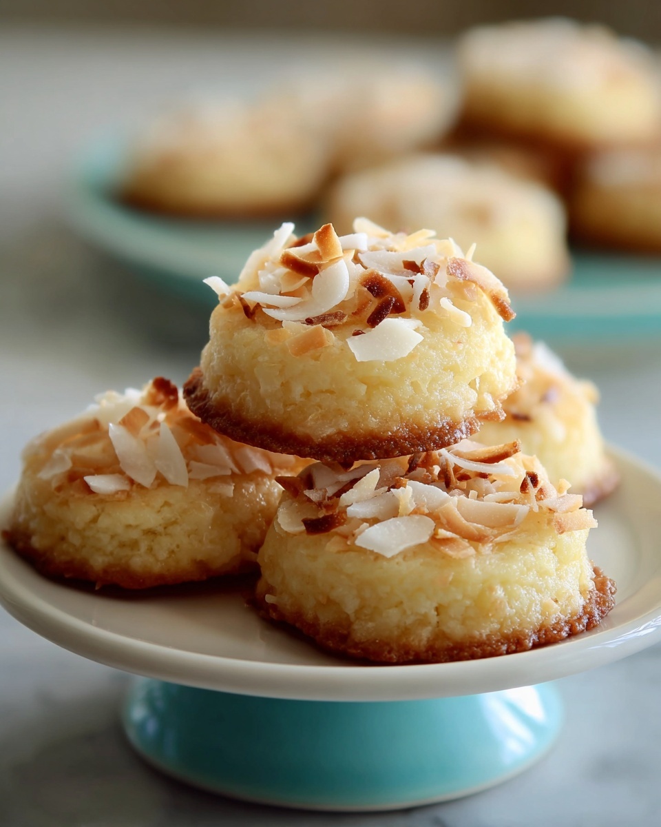 Coconut Macaron Cookie Nests Recipe - Recipe Image
