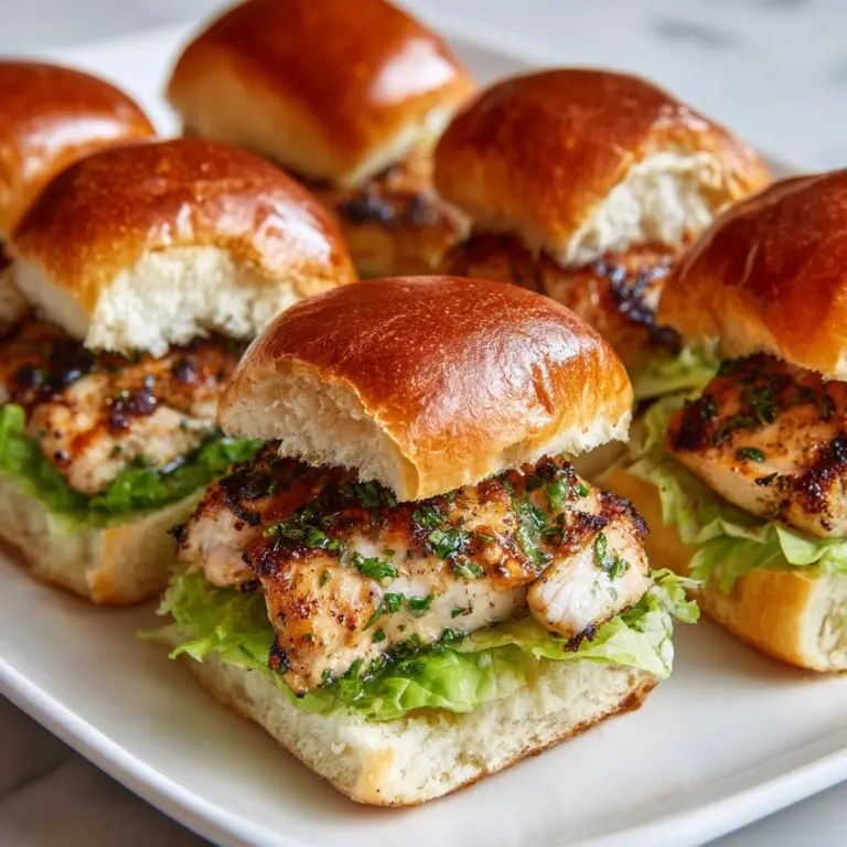 Alabama White Blackened Chicken Sliders Recipe
