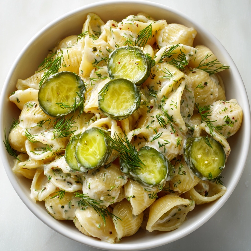 Dill Pickle Pasta Salad Recipe - Recipe Image