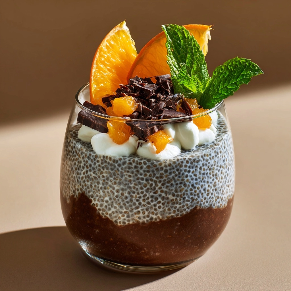 Chocolate Orange Chia Pudding Recipe - Recipe Image