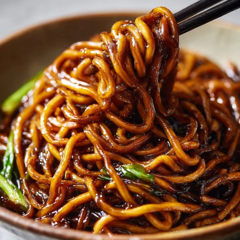 Soy Sauce Pan-fried Noodles Recipe