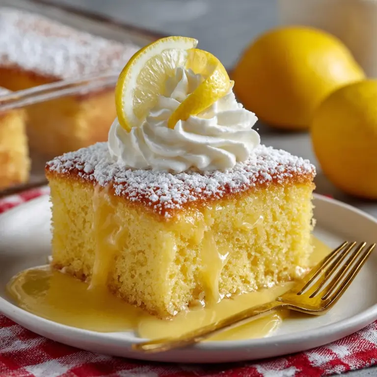 Luscious Lemon Pudding Cake Recipe