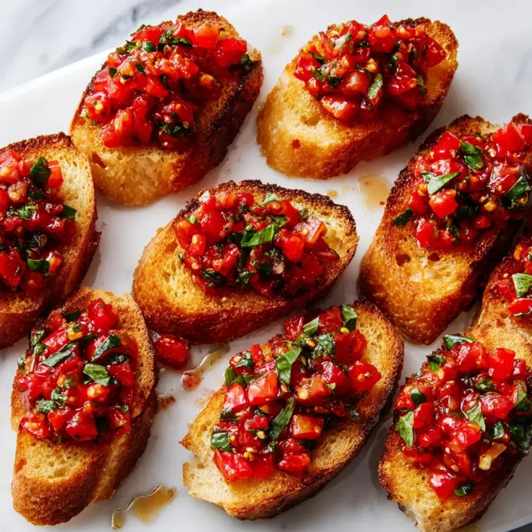 Bruschetta Recipe Guaranteed to Wow – Easy, Fresh, and Flavorful Recipe