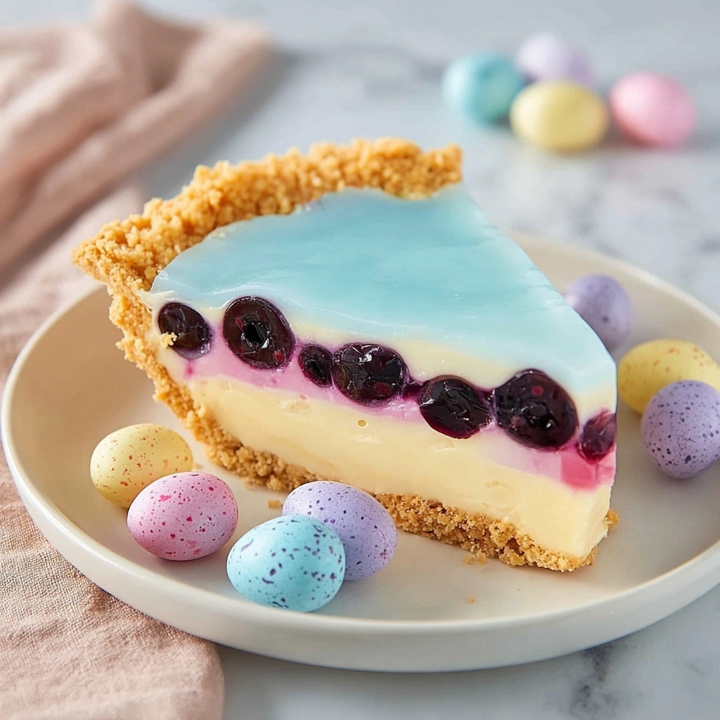 Easter Jell-O Pie Recipe - Recipe Image