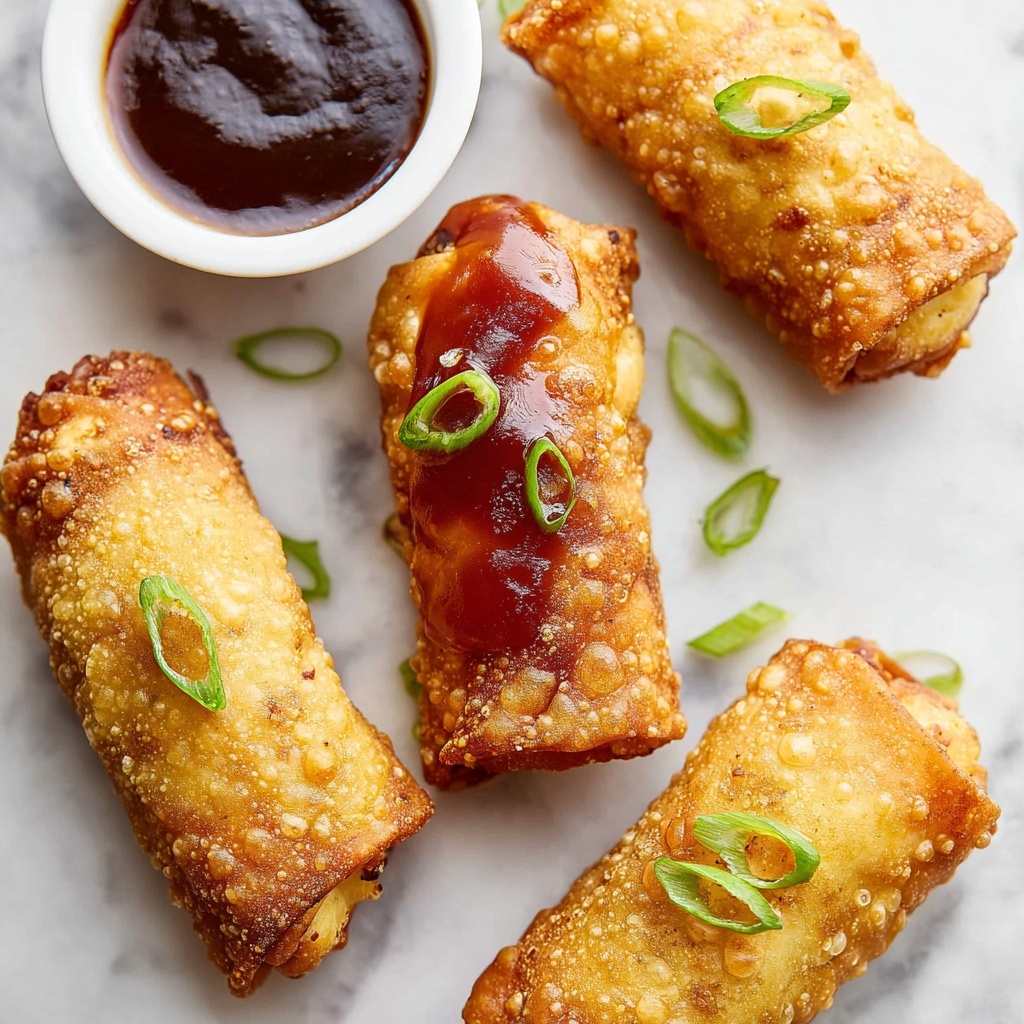 Savory Pork and Cabbage Egg Rolls Recipe - Recipe Image