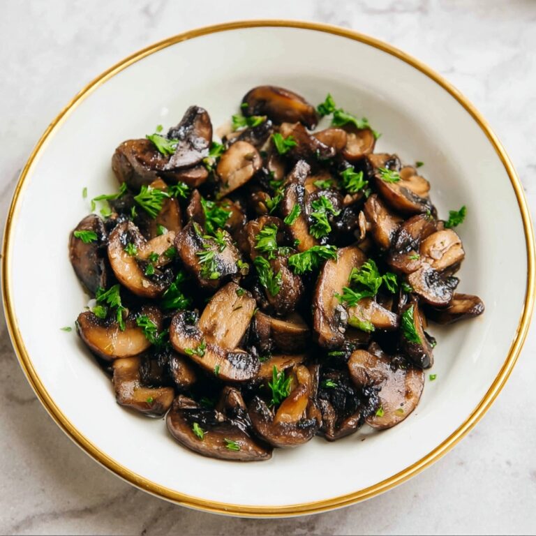 Air Fryer Mushrooms Recipe