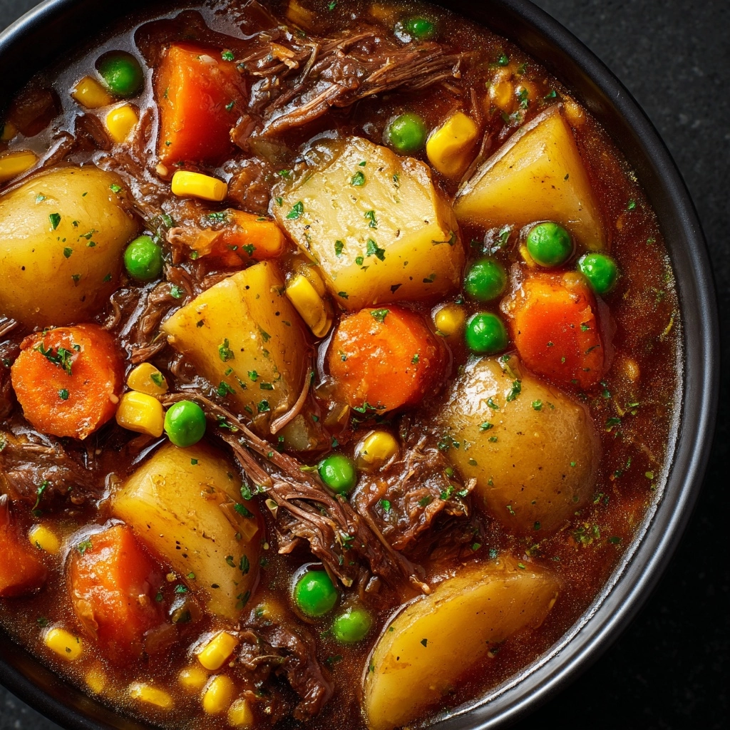 Mom’s Old Fashioned Vegetable Beef Soup Recipe - Recipe Image
