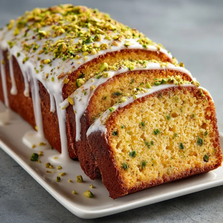 Pistachio Lemon Breakfast Bread Recipe