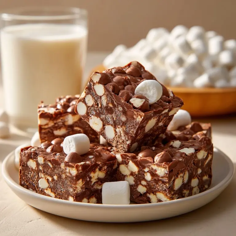 No-Bake Rocky Road Squares Recipe