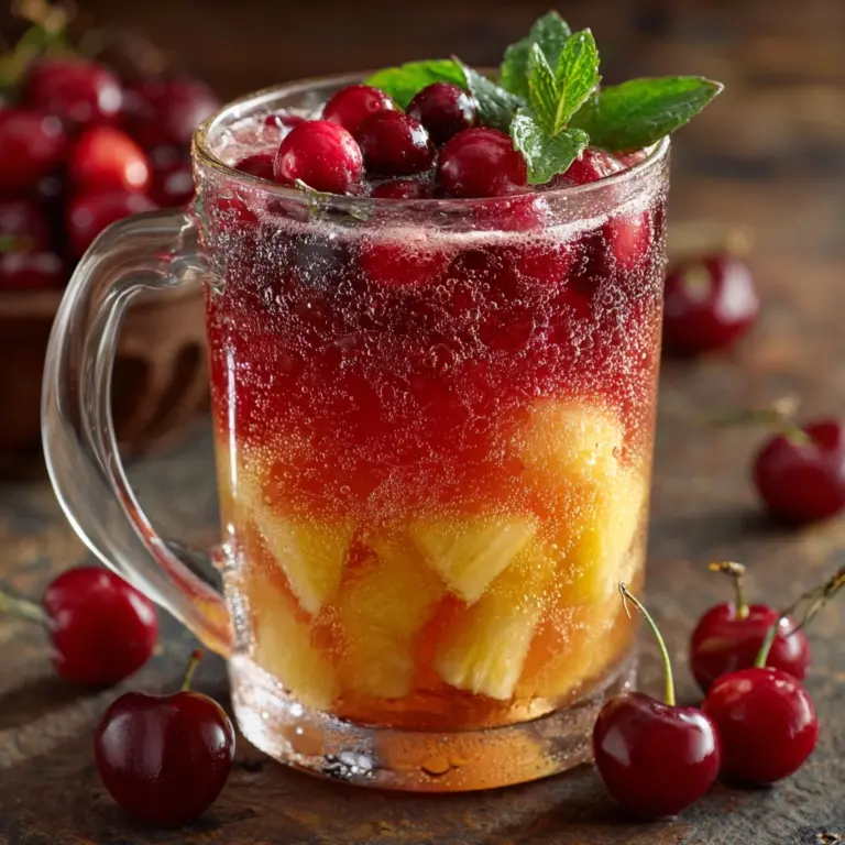 Cranberry Pineapple Festive Punch Recipe