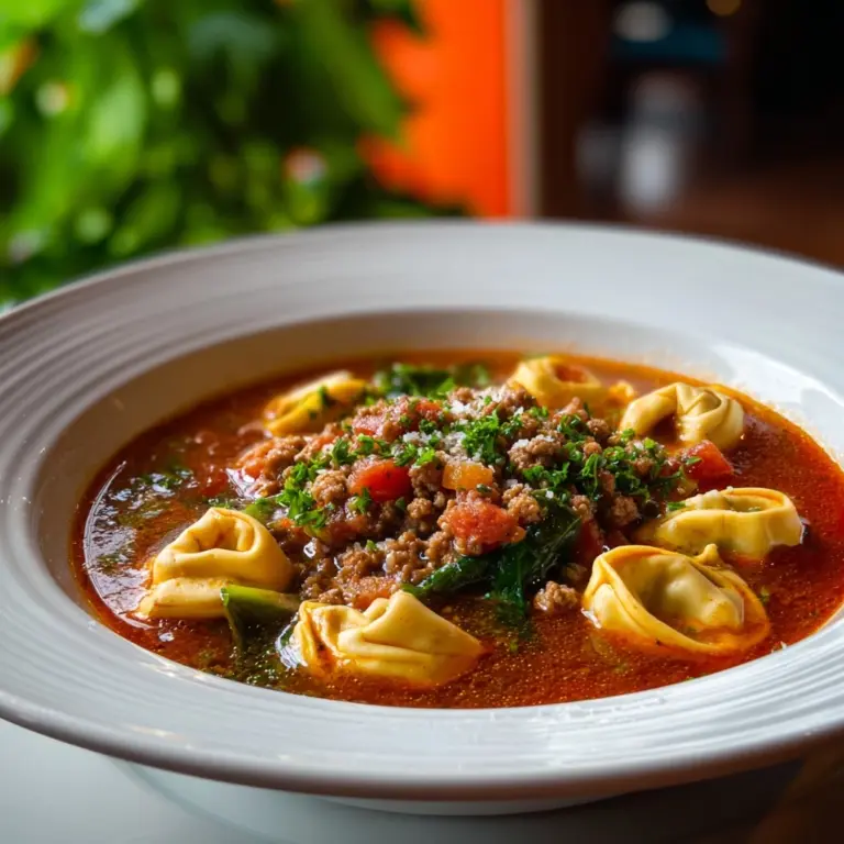 Slow Cooker Tomato Tortellini Soup Recipe