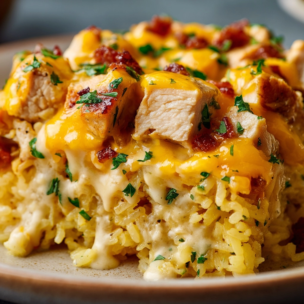 Cheesy Chicken and Rice Recipe - Recipe Image