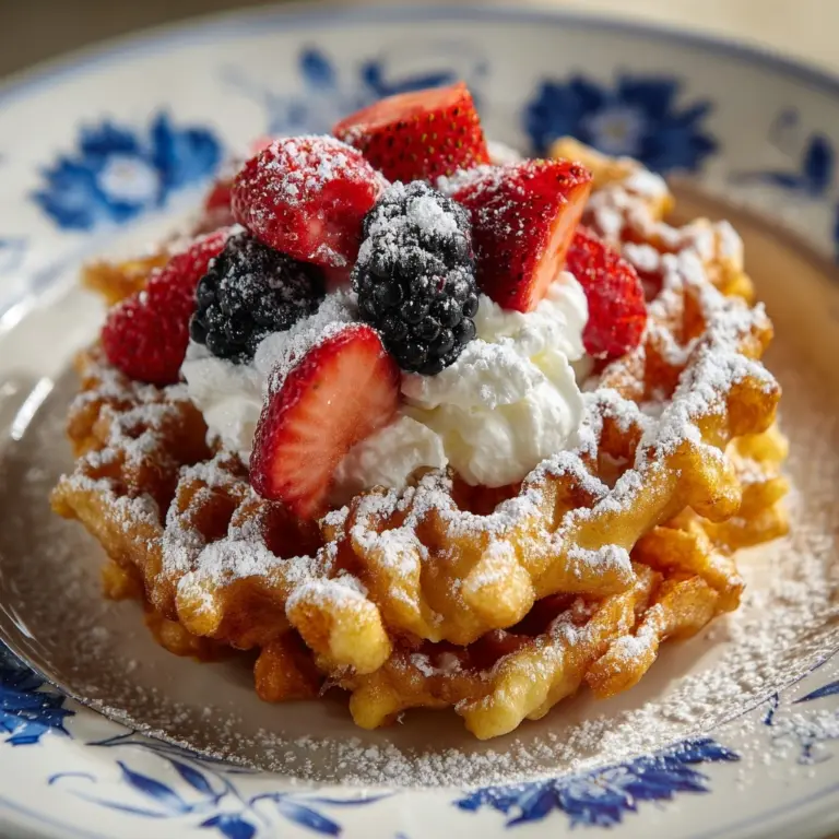 Homemade Funnel Cakes Recipe