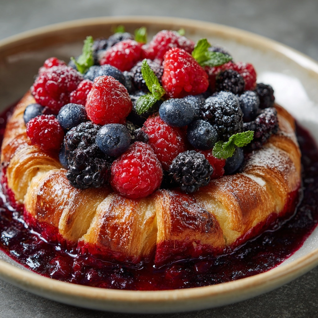 Berry Croissant Bake Recipe - Recipe Image