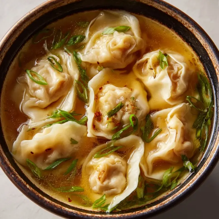 Wonton Soup Recipe