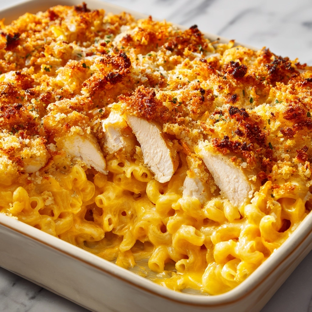 Chicken Parmesan Mac and Cheese Recipe - Recipe Image