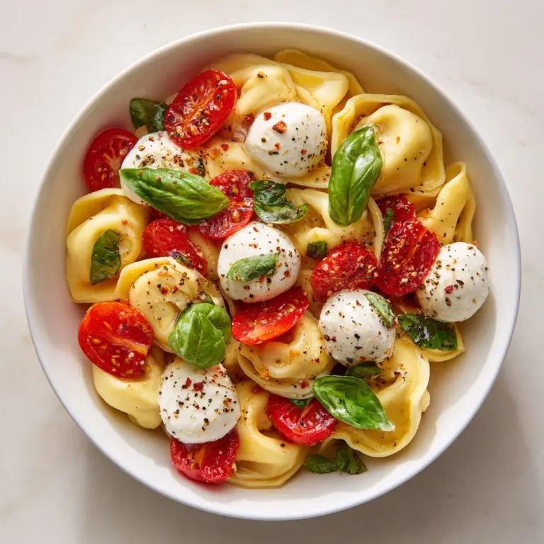 Tortellini Caprese Salad Recipe