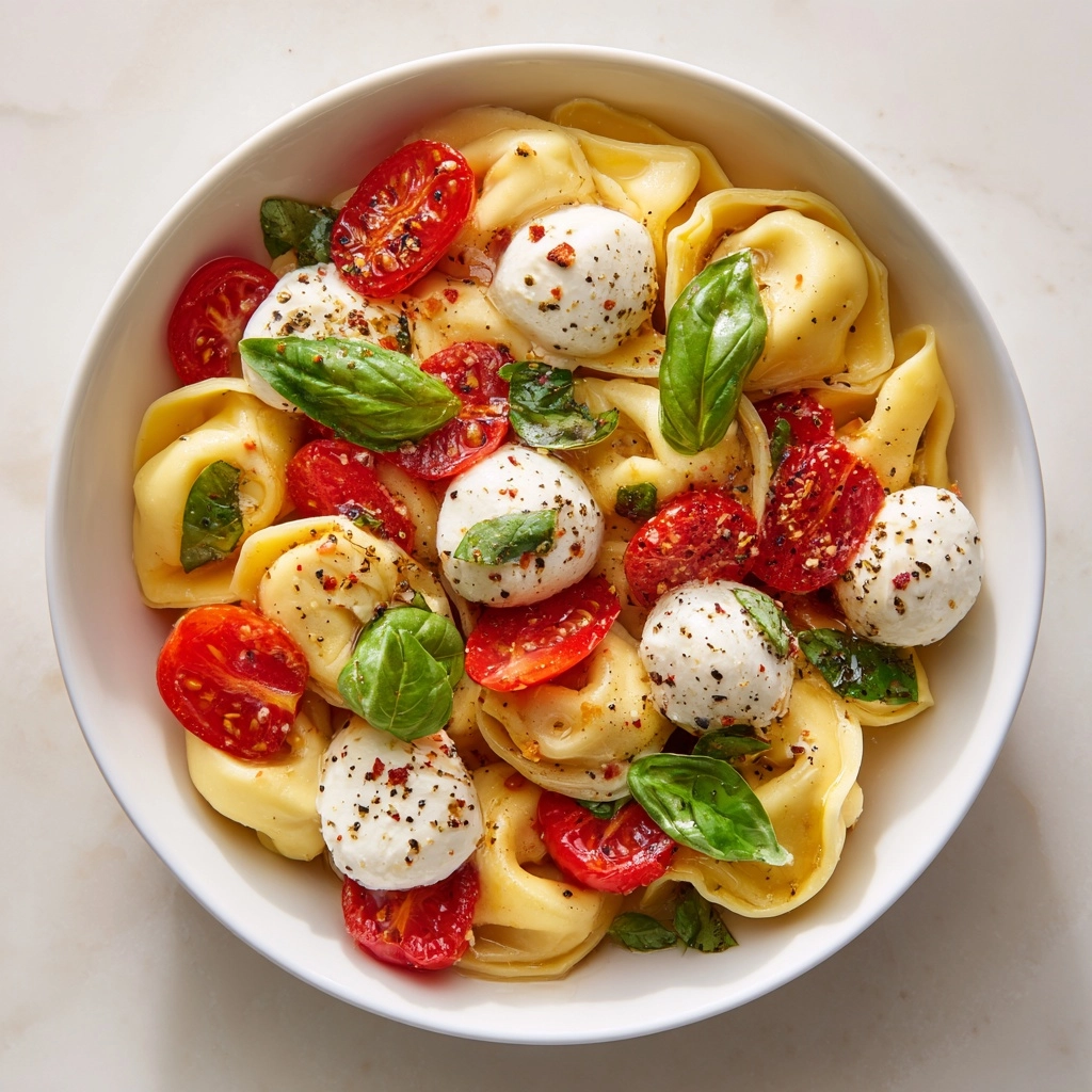 Tortellini Caprese Salad Recipe - Recipe Image