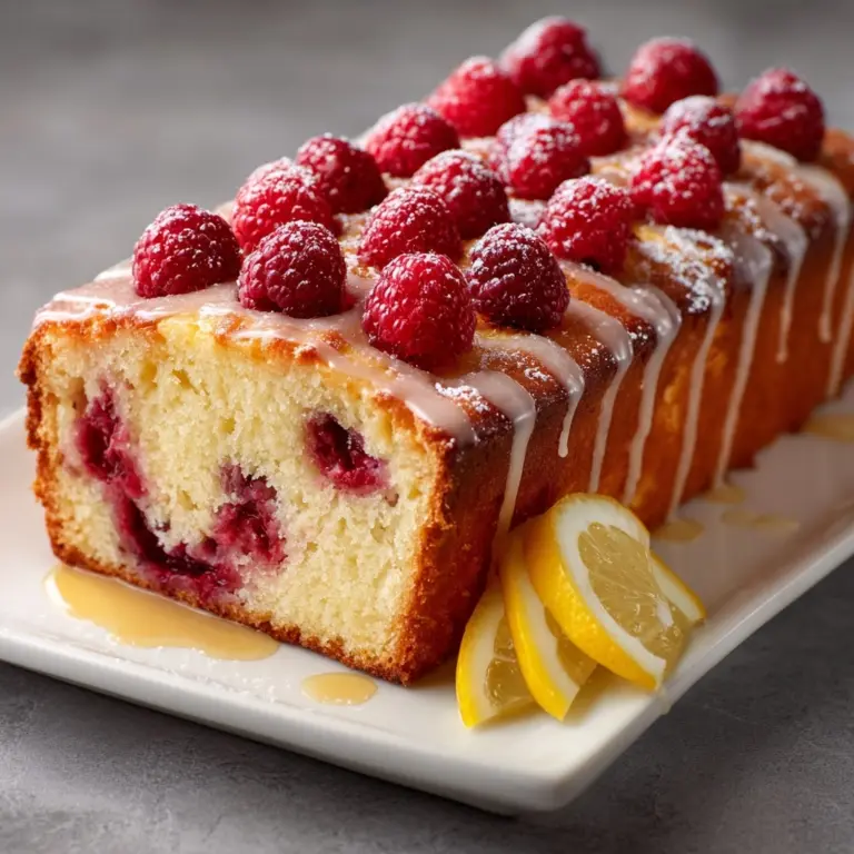 Raspberry Lemon Loaf Recipe