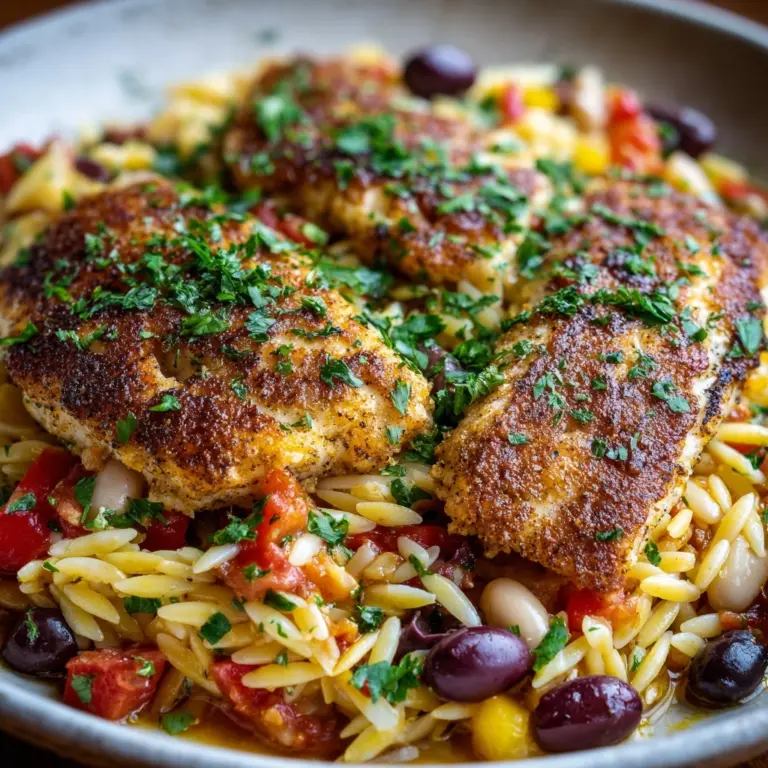 One Pan Fish & Risoni Recipe