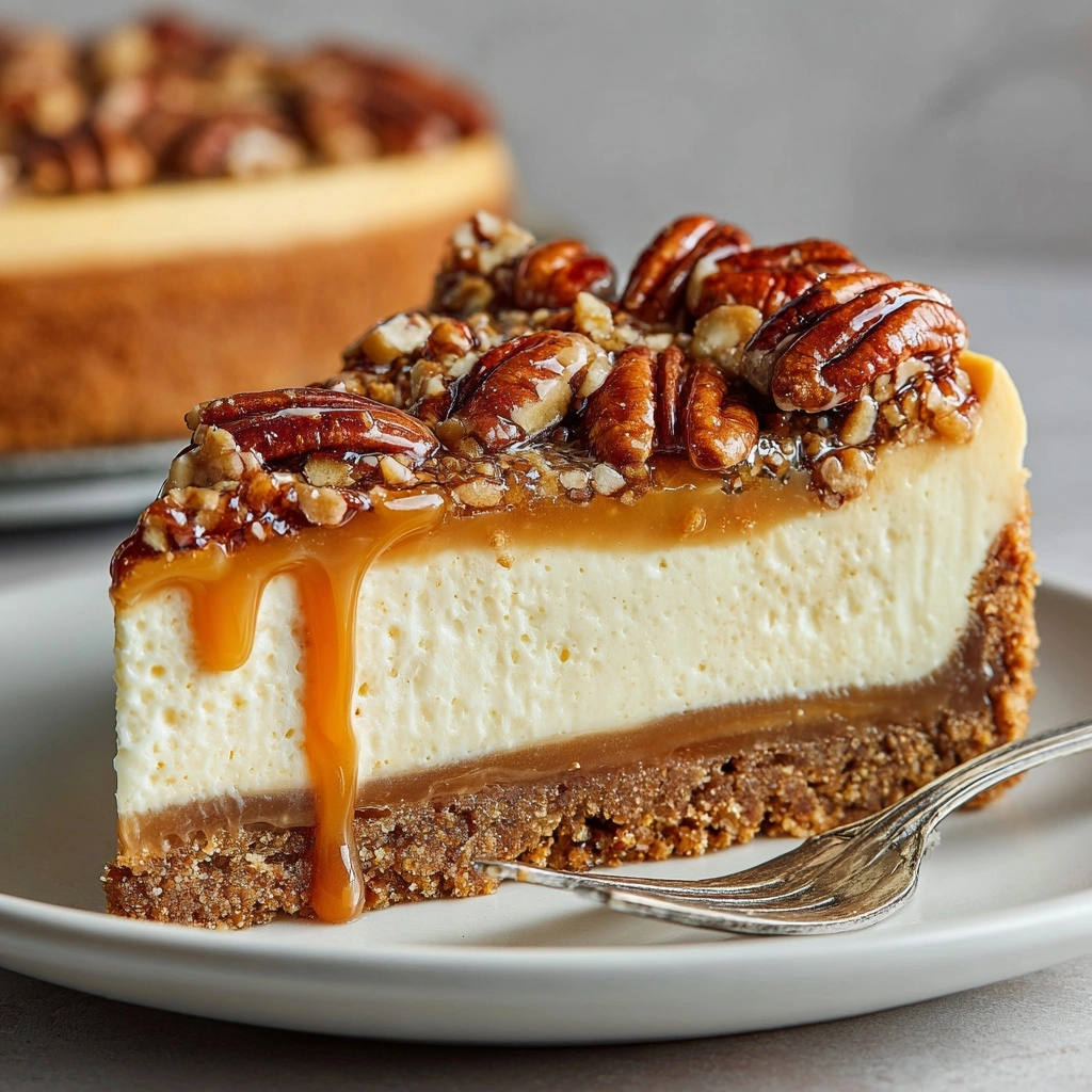 Pecan Pie Cheesecake Recipe - Recipe Image