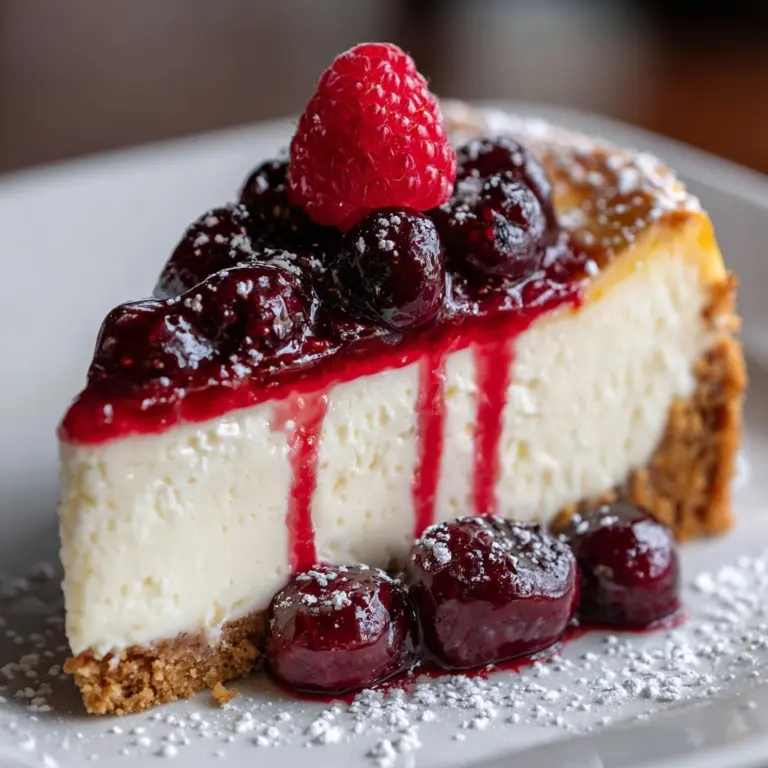 Classic New York-Style Cheesecake Recipe