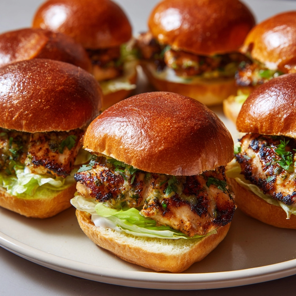 Alabama White Blackened Chicken Sliders Recipe - Recipe Image
