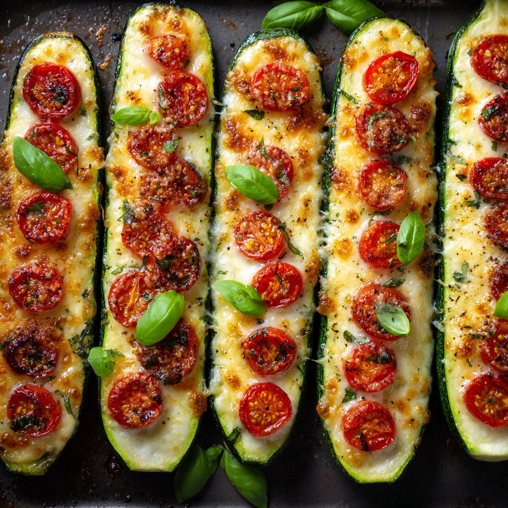 Zucchini Pizza Boats Recipe - Recipe Image