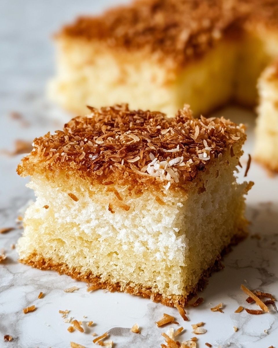 Homemade Coconut Mochi Cake That’s Deliciously Cozy Recipe - Recipe Image