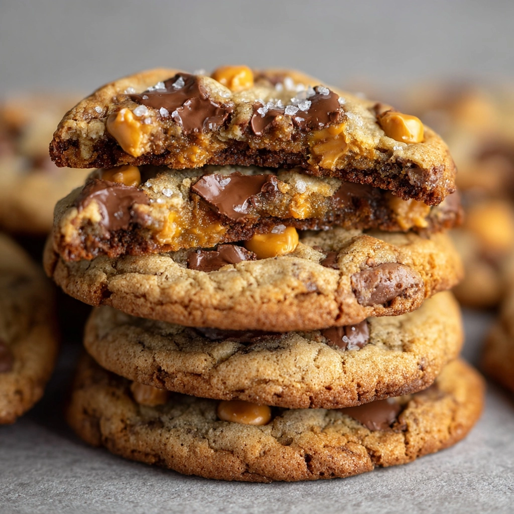 Chewy Peanut Butter Butterfinger Cookies Recipe - Recipe Image