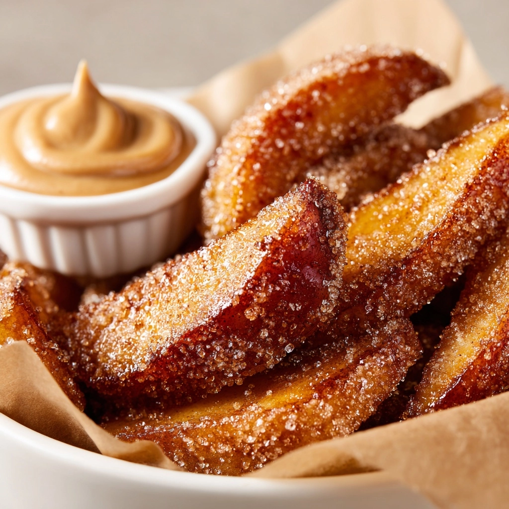 Air Fried Apple Wedges with Caramel Whipped Cream Dipping Sauce Recipe - Recipe Image