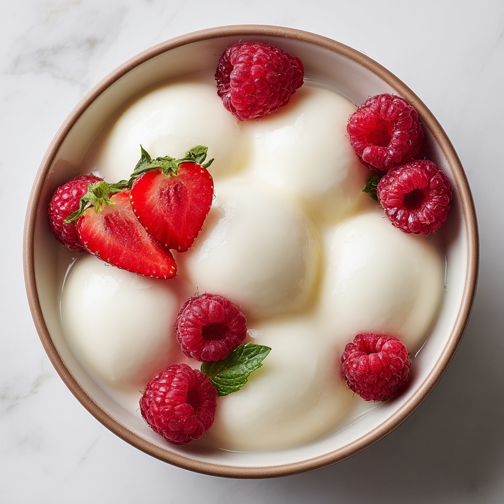 Frozen Honey Vanilla Yogurt Balls Recipe - Recipe Image