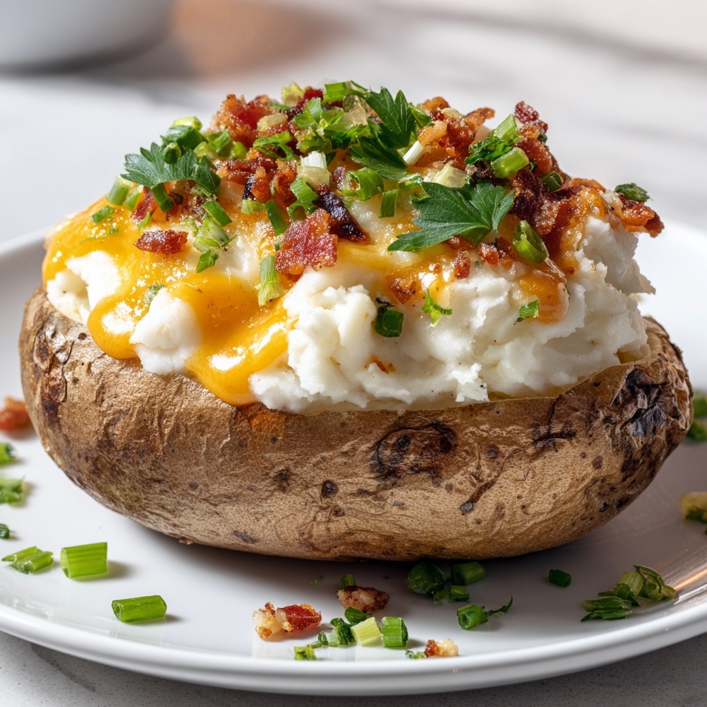 Twice Cooked Potatoes with Parmesan and Garlic Recipe - Recipe Image