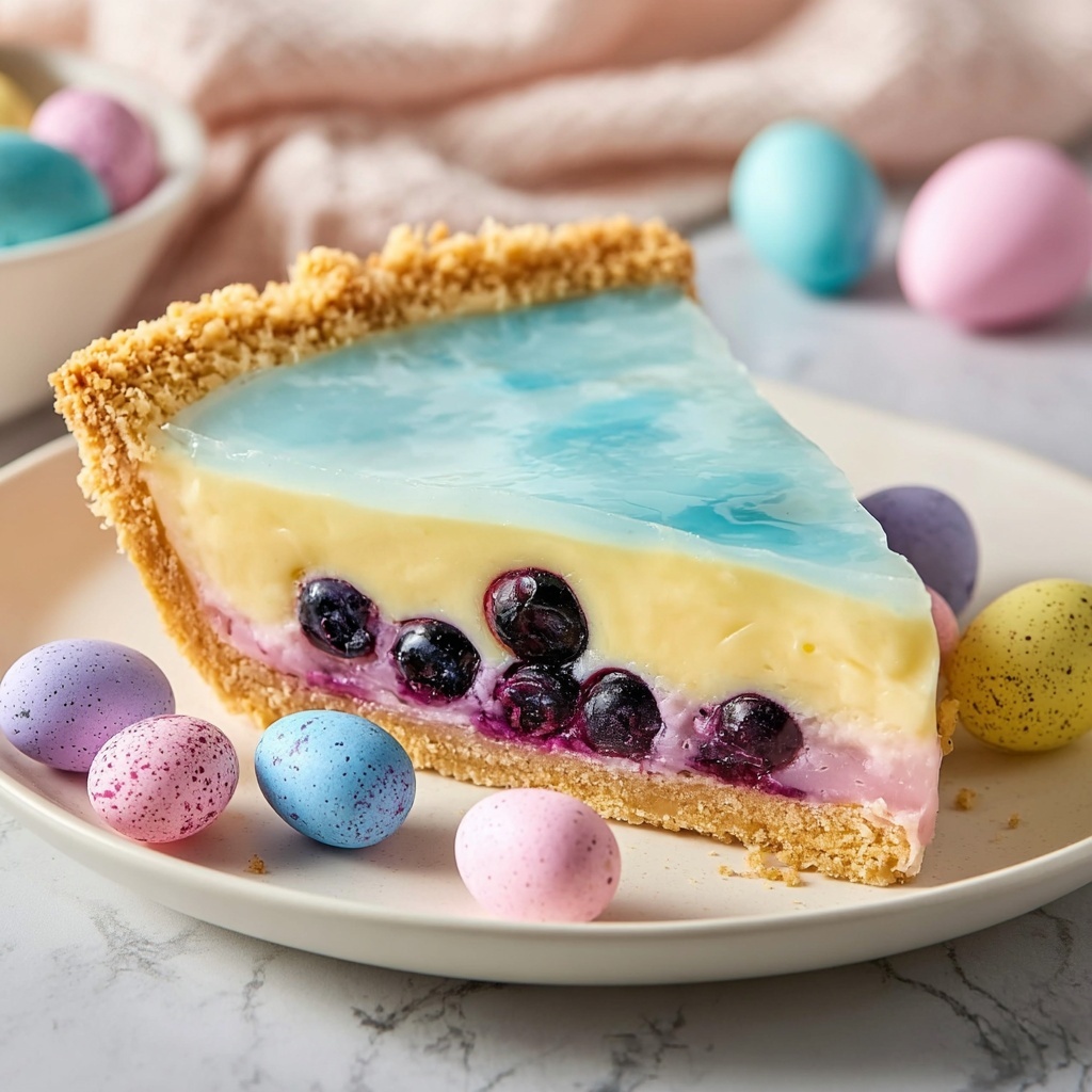 Easter Jell-O Pie Recipe - Recipe Image