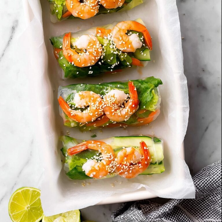 Shrimp Summer Rolls with Lime and Fresh Herbs Recipe