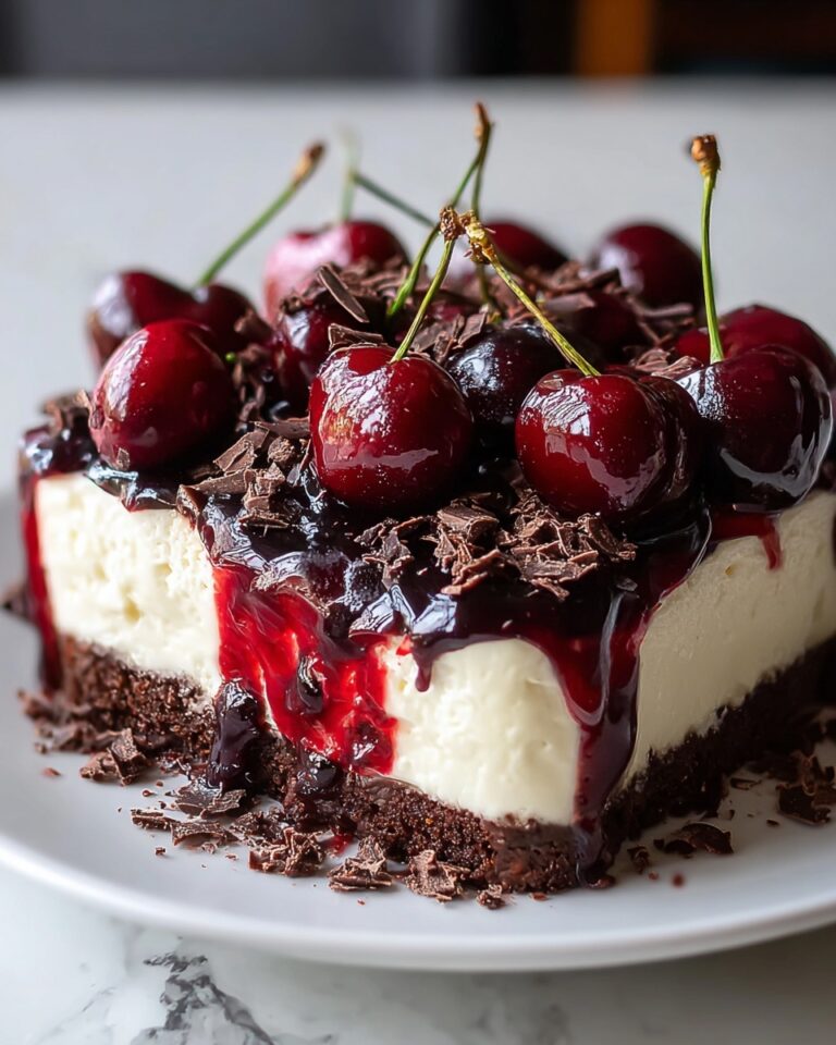 No-Bake Black Forest Berry Cheesecake Recipe