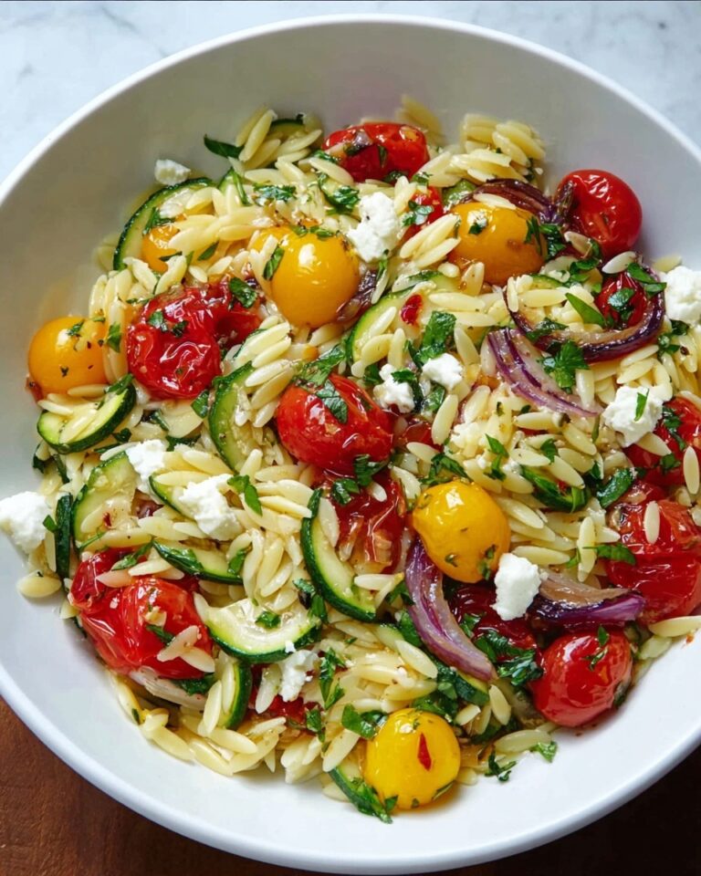 Mediterranean Orzo Pasta Salad Recipe