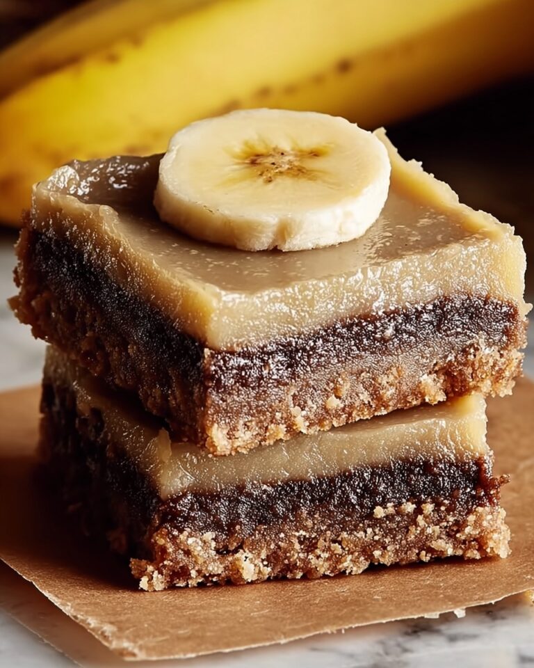 Banana Bread Brownies with Vanilla Glaze Recipe