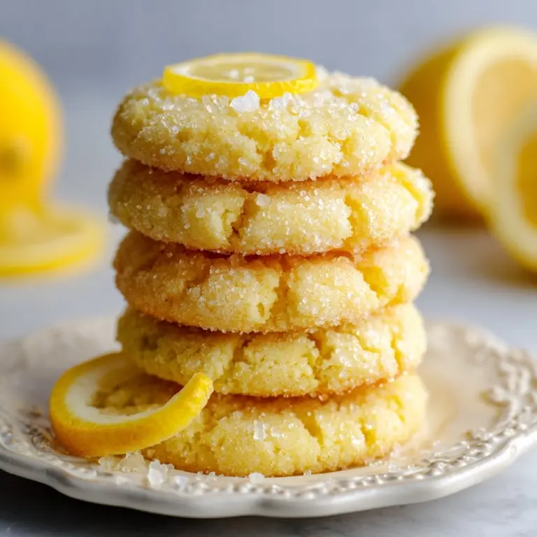 Lemon Sugar Cookies Recipe
