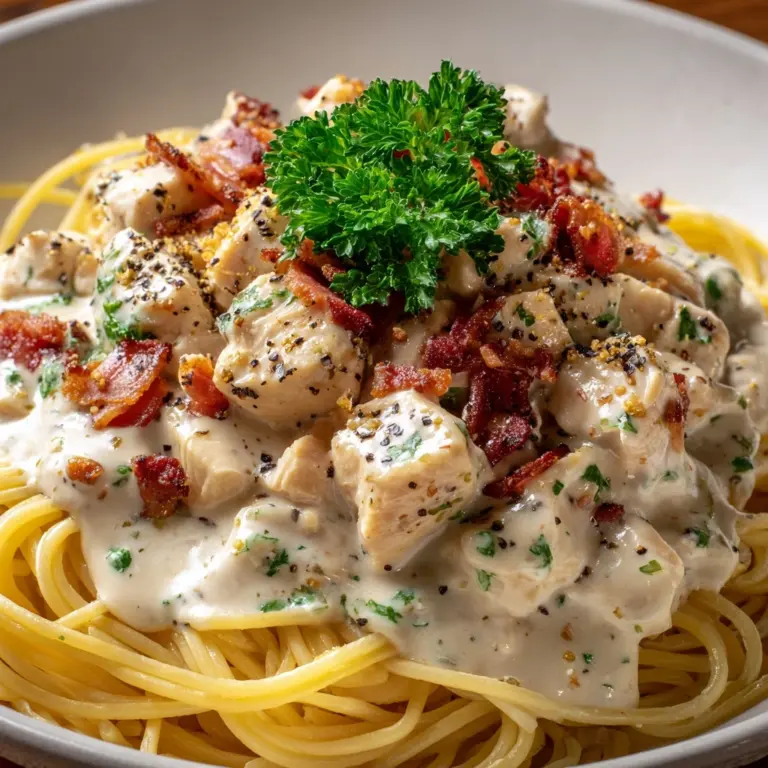 Creamy Crockpot Chicken Spaghetti Recipe