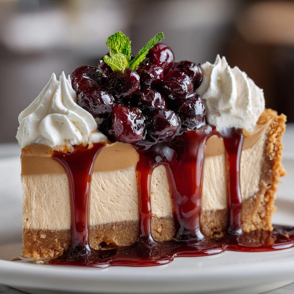 Peanut Butter & Jelly Cheesecake Recipe - Recipe Image