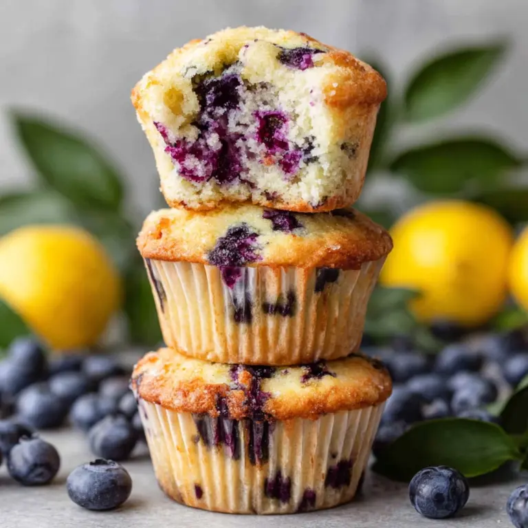 Lemon Blueberry Muffins Recipe
